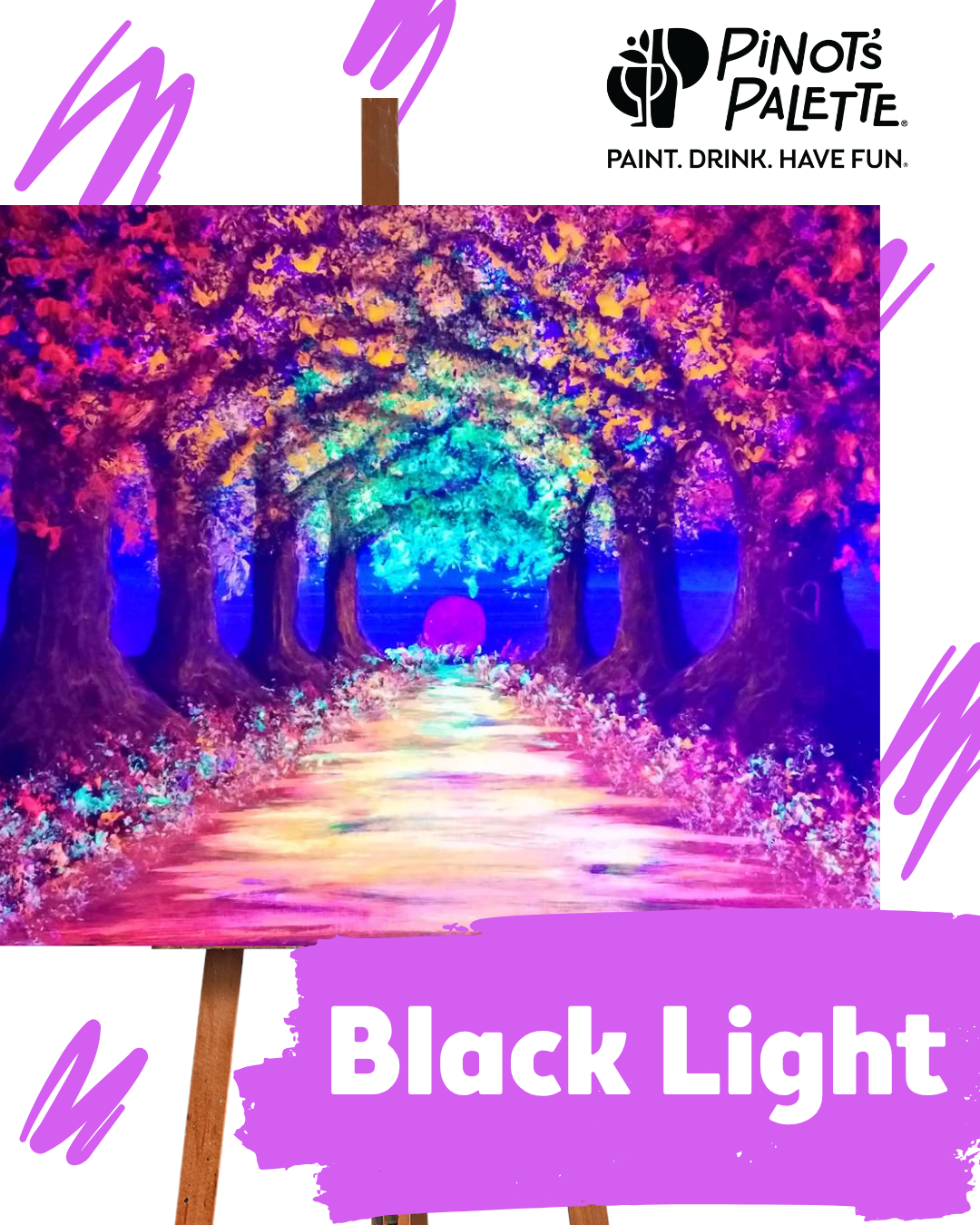 Autumn is Aglow Blacklight